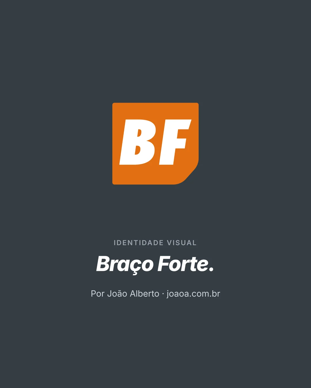 Bloco BF e créditos do projeto