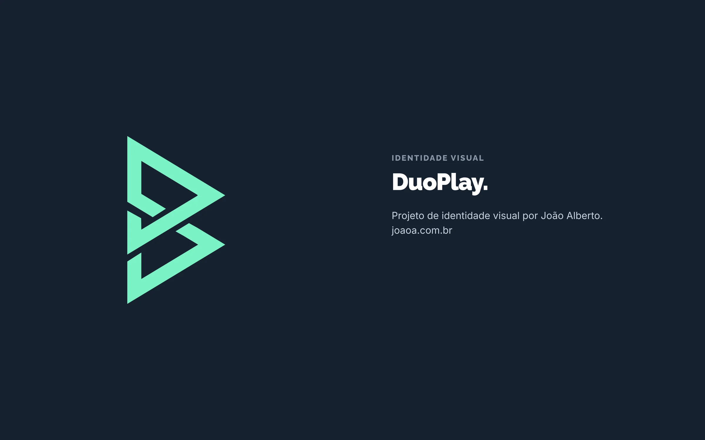 Símbolo da DuoPlay e créditos do projeto