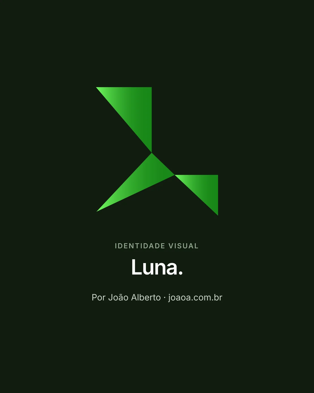 Símbolo da Luna e créditos do projeto