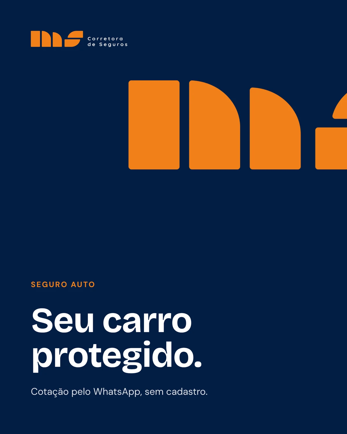 Seu carro protegido, seguro auto com cotação pelo WhatsApp