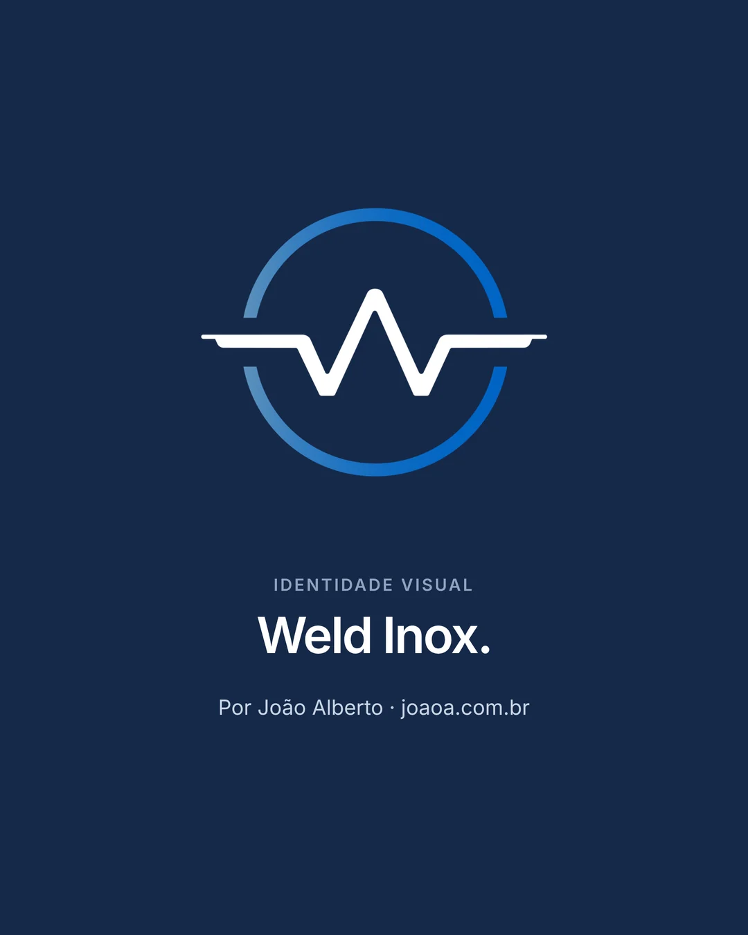 Símbolo da Weld Inox e créditos do projeto