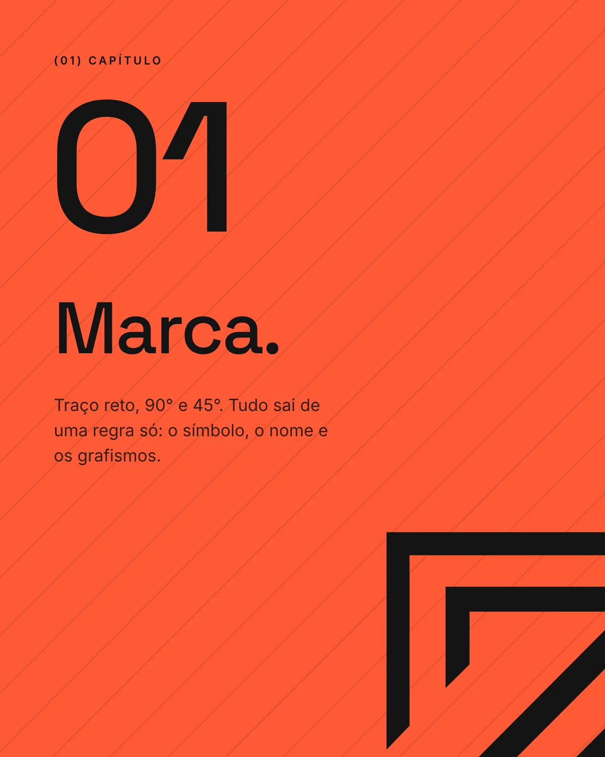 Abertura do capítulo 01, Marca, em coral