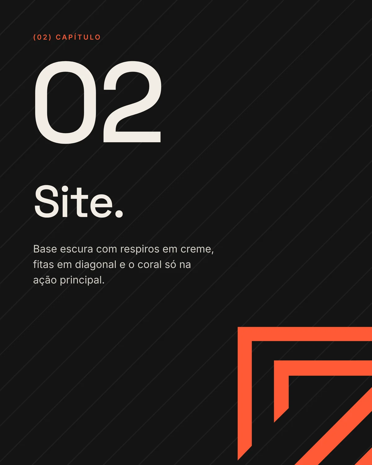 Abertura do capítulo 02, Site, em preto
