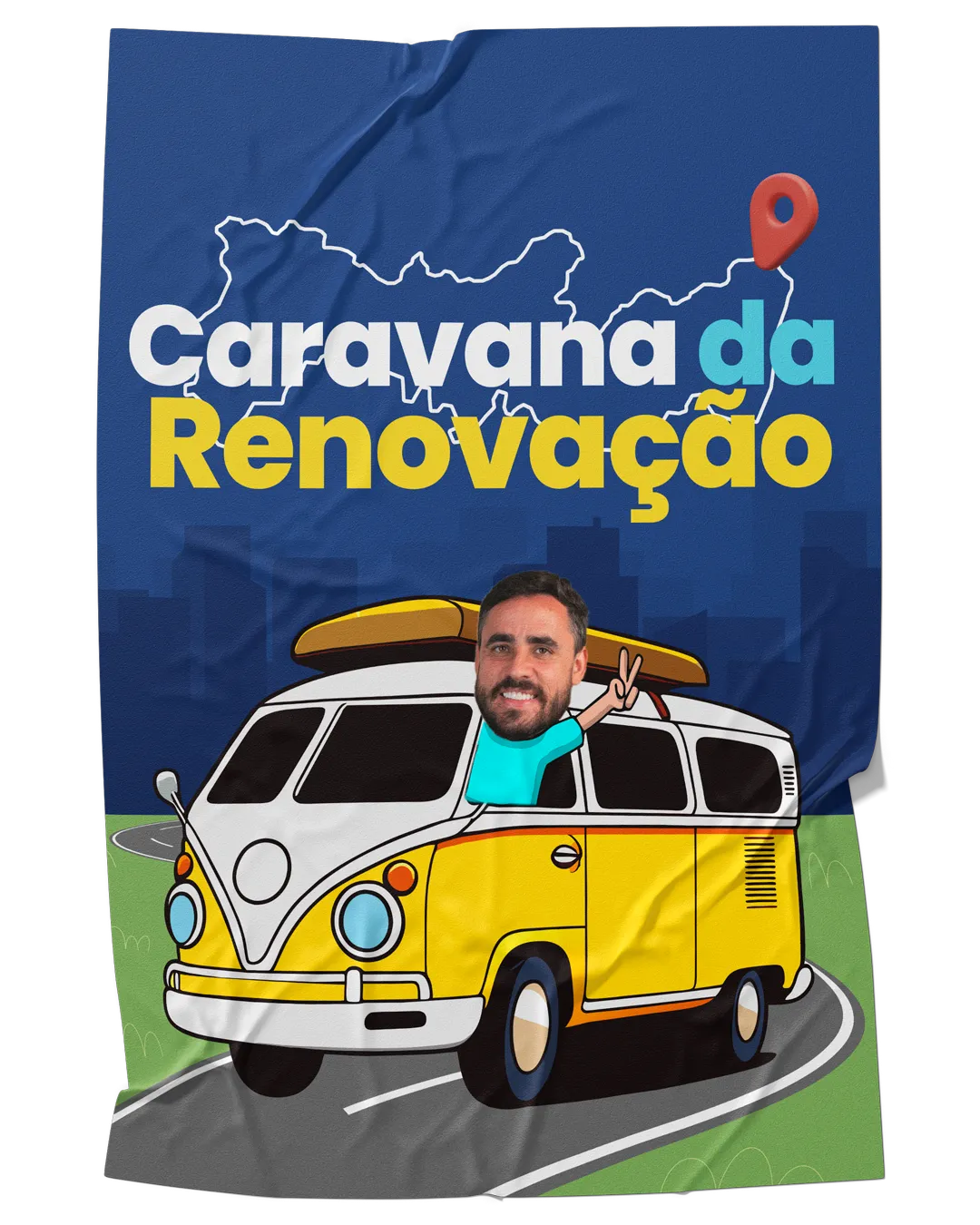 Material impresso da campanha OAB Pernambuco 2024