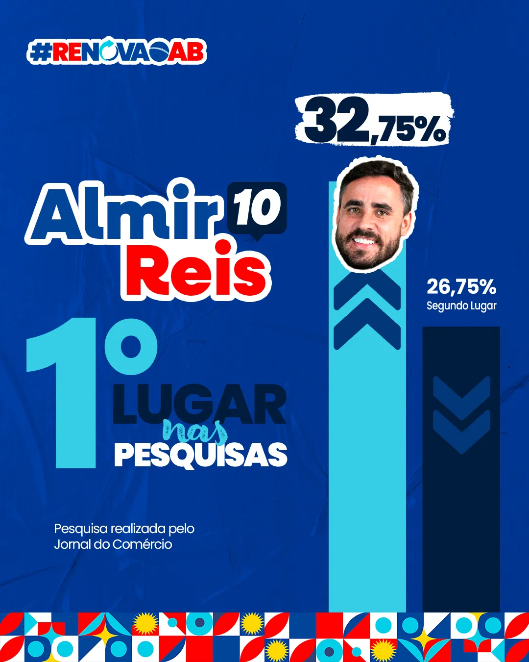 Peça digital da campanha OAB Pernambuco 2024